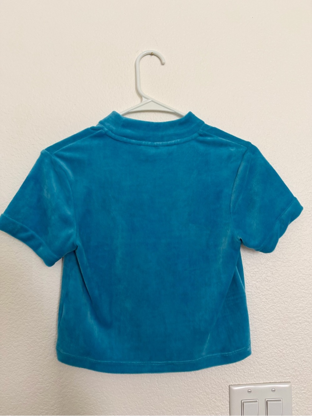 Lazy Oaf Velvet Crop Tee - Picture 3 of 3
